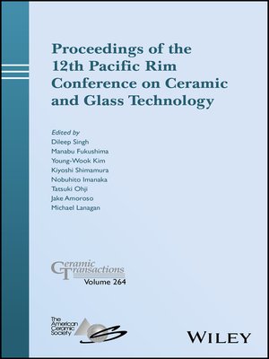 cover image of Proceedings of the 12th Pacific Rim Conference on Ceramic and Glass Technology